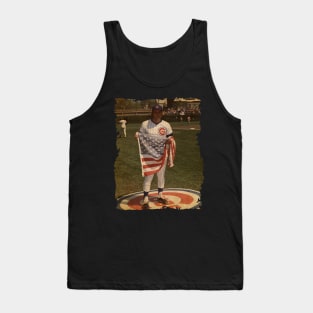 Rick Monday in Chicago Cubs Old Photo Vintage Tank Top